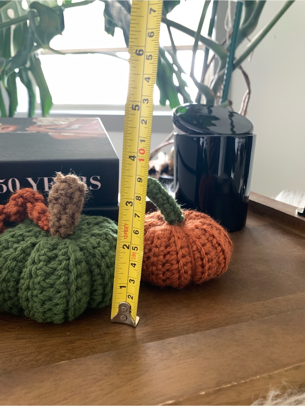 Autumn Fall Pumpkin crochet decor set of four - Picture 5 of 6